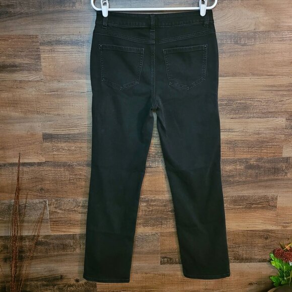 Maurices Jeans 10 R Everflex High Rise Slim Tummy Control Stretch Black - Picture 2 of 9